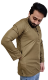 Kurta Slim Fit (with ban collar)