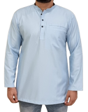 Kurta Slim Fit (with ban collar)