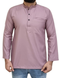 Kurta Slim Fit (with ban collar)