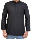 Kurta Slim Fit (with ban collar)