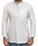 Kurta Slim Fit (with ban collar)